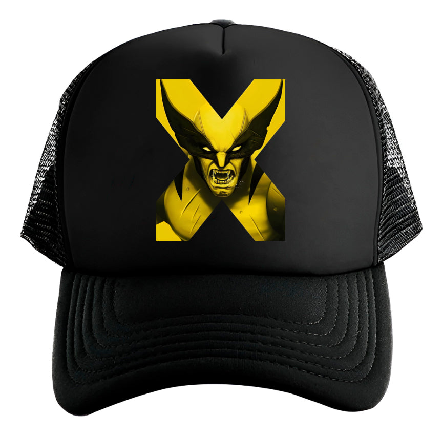 Gorra Wolverine Xmen Marvel Cómics Negro Ajustable Wlvrn