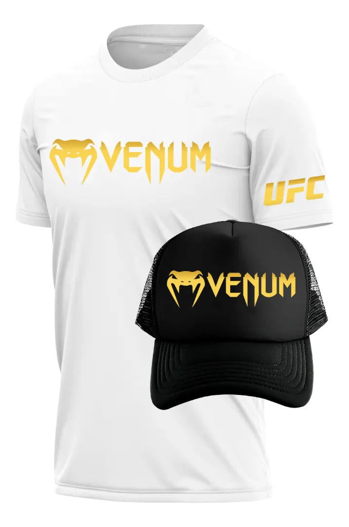Playera Y Gorra Venum Ufc Classic Mma Box Muay Thai Kb Bjj