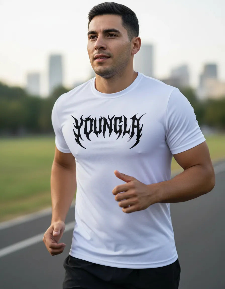 Playera Deportiva Youngla Entrenamiento Fitness Gym Running