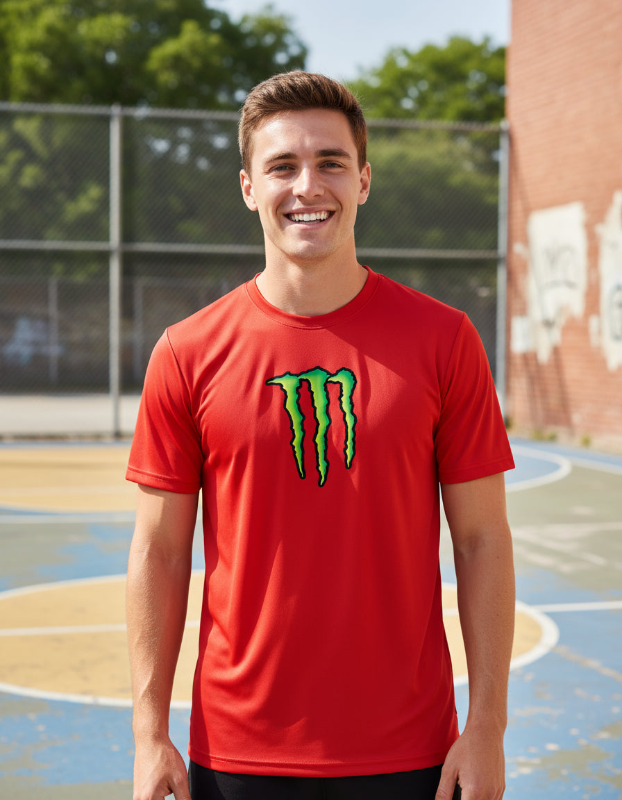 Playera Monster Energ Ufc Mma Box F1 Fútbol Gaming Algodón