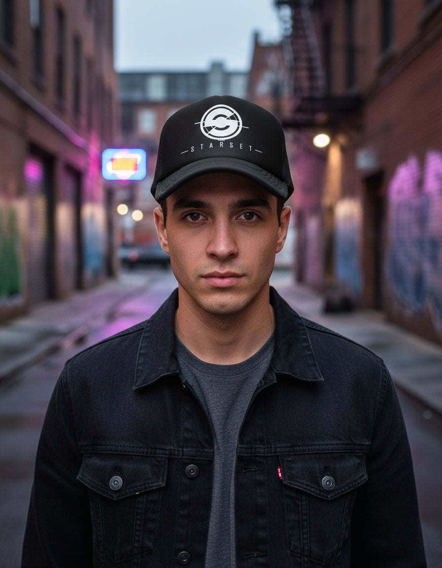 Gorra Starset Música Rock Electrónica Negro Ajustable Starset