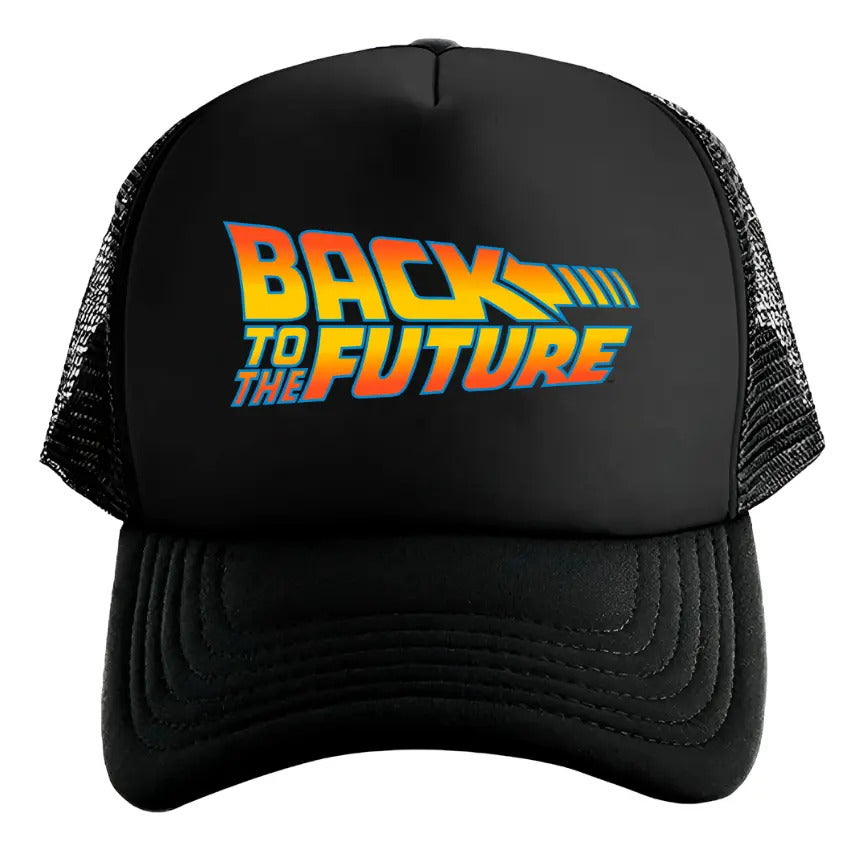 Gorra Back To The Future Negro Ajustable Bttf