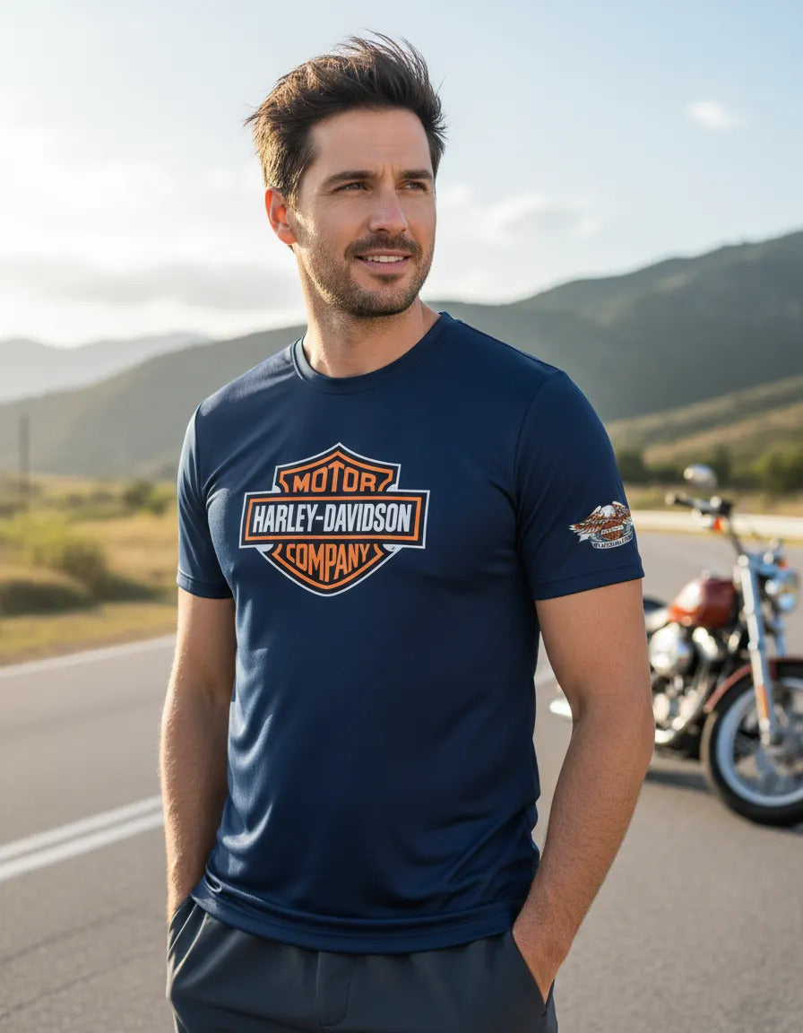Playera Deportiva Harley Davidson Motos Motociclismo