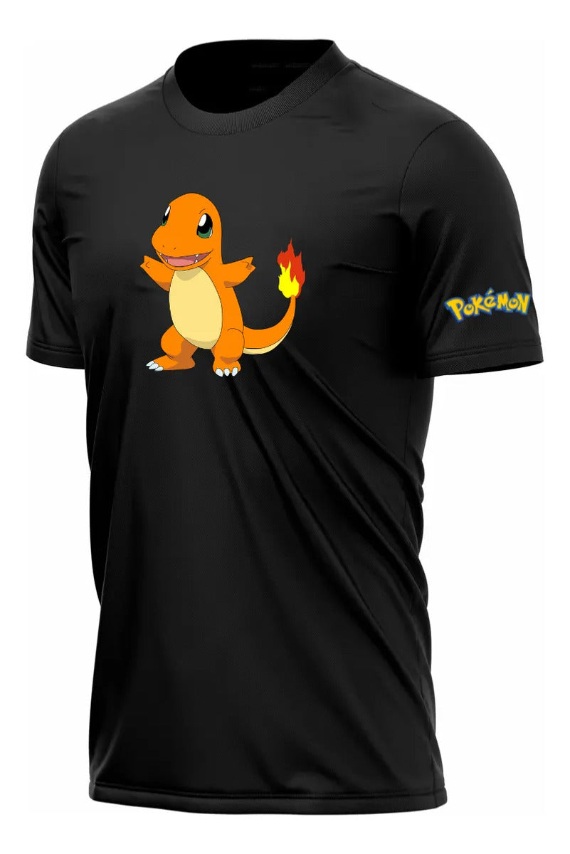 Playera Deportiva Squirtle Charmander Bulbasaur Pokémon