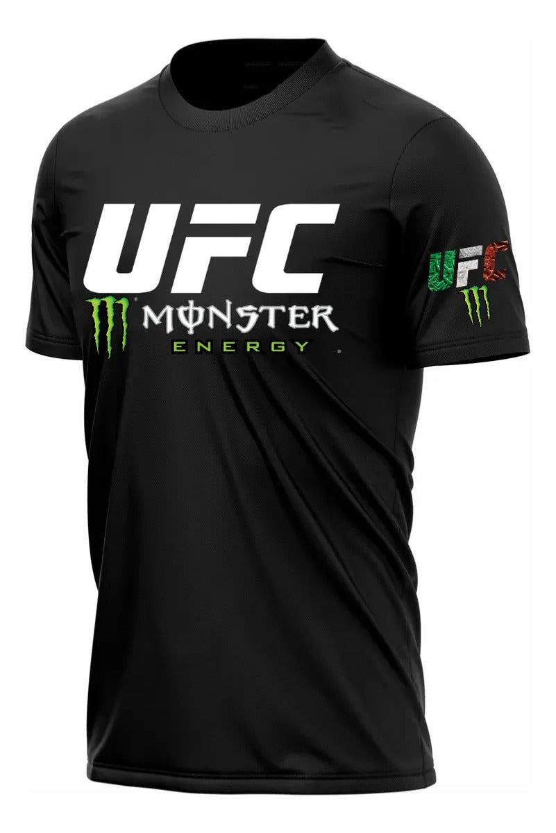 Playera Dry Fit Ufc Monster Energ Mma Box Muay Thai Bjj Kb