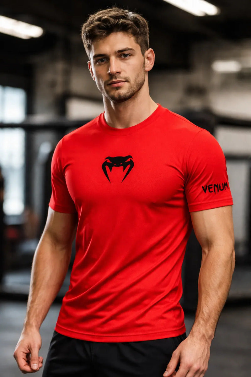 Ufc Playera Deportiva Venum Ufc Mma Box Muay Thai Kb Bjj Tkd