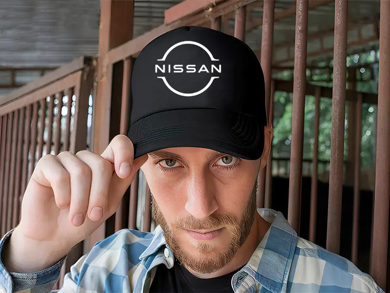 Gorra Nissan Formula E Coche Vehículo Automovilismo 350z Gtr Negro Ajustable Nissan