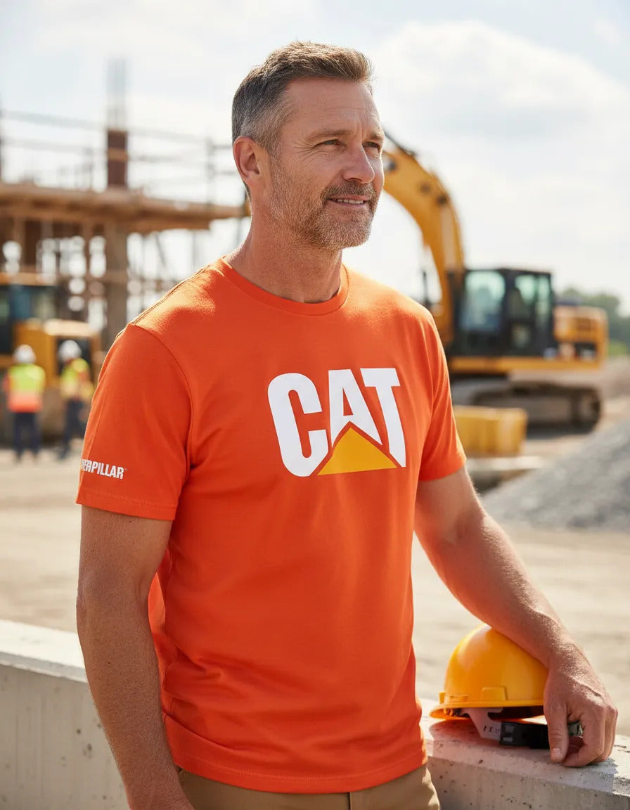 Playera Caterpillar Maquinaria Construcción Minería