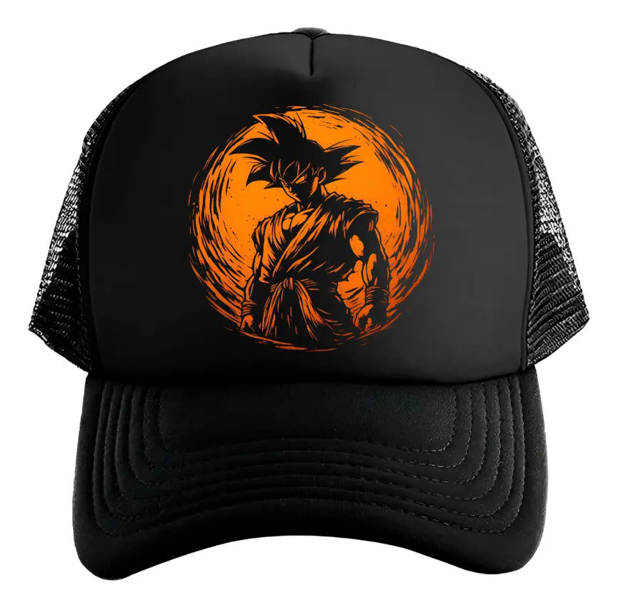 Gorra Dragón Ball Z Super Gt Gokú Anime Negro Ajustable Goku
