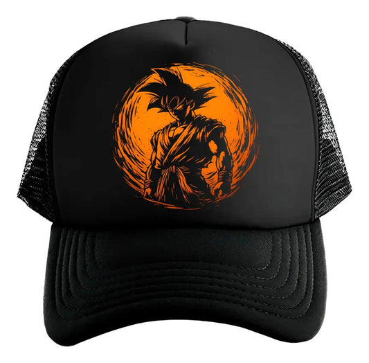 Gorra Dragón Ball Z Super Gt Gokú Anime Negro Ajustable Goku