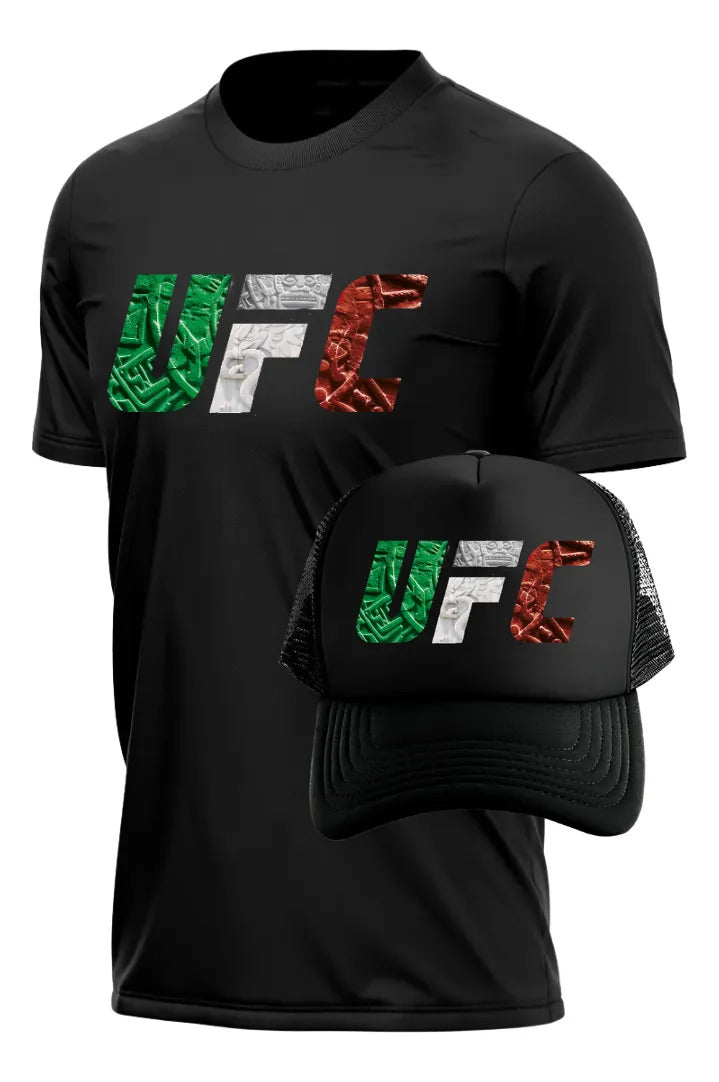 Playera Y Gorra Ufc Ultimate Fighter Championship Mma Box Jj