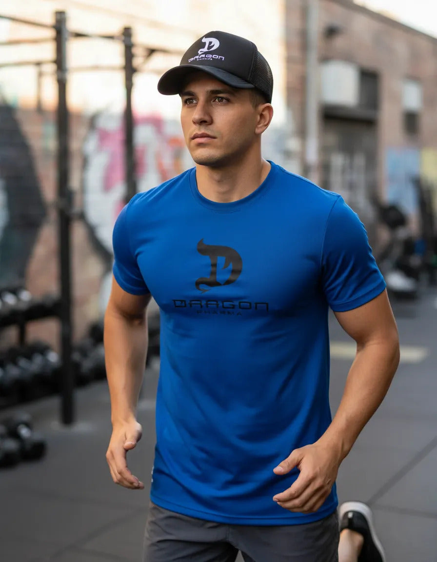 Playera Y Gorra Dragon Pharma Gym Fitness Running Deportes