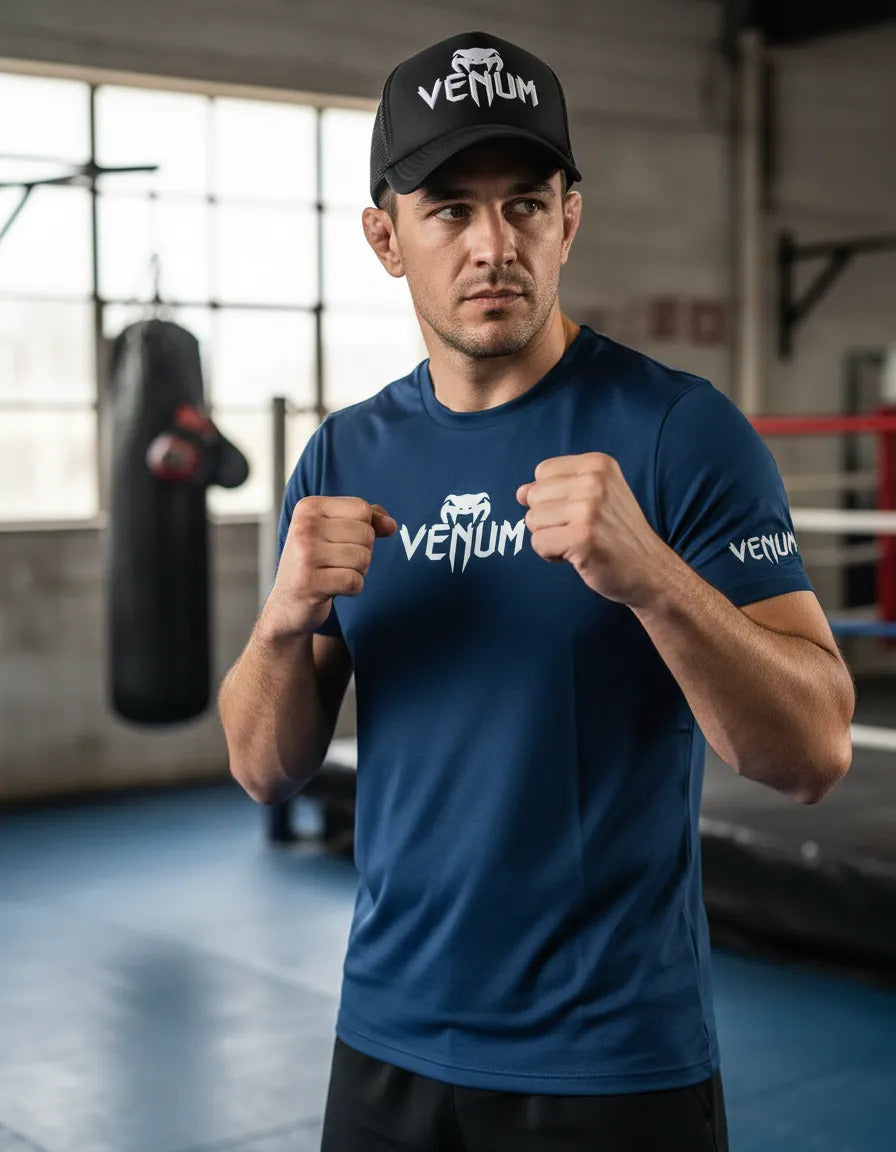 Ufc Playera Y Gorra Venum Ufc Mma Box Muay Thai Kick Boxing