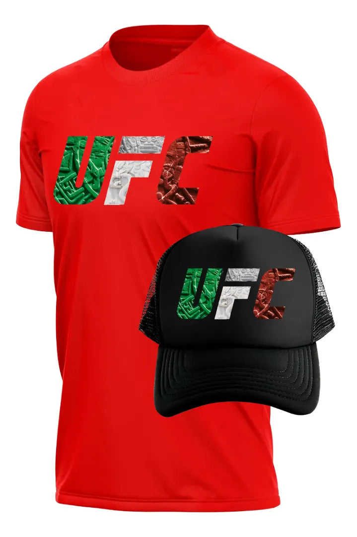 Playera Y Gorra Ufc Ultimate Fighter Championship Mma Box Jj