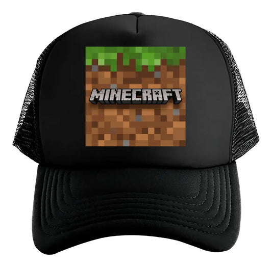Gorra Trucker Minecraft Chicken Jockey Videojuego Gamer Pc