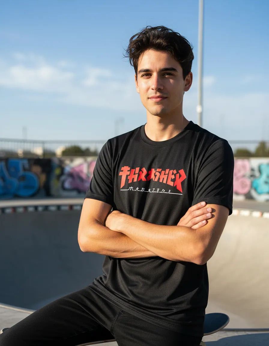 Playera Deportiva Thrasher Magazine Skate Skateboard Rock