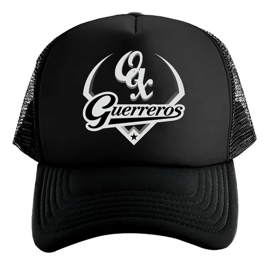 Gorra Trucker Guerreros Oaxaca Béisbol Lmb México Deportes Negro Ajustable Guerreros