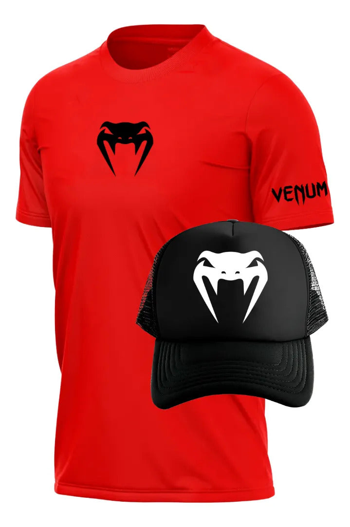 Ufc Playera Y Gorra Venum Ufc Mma Box Muay Thai Kick Boxing
