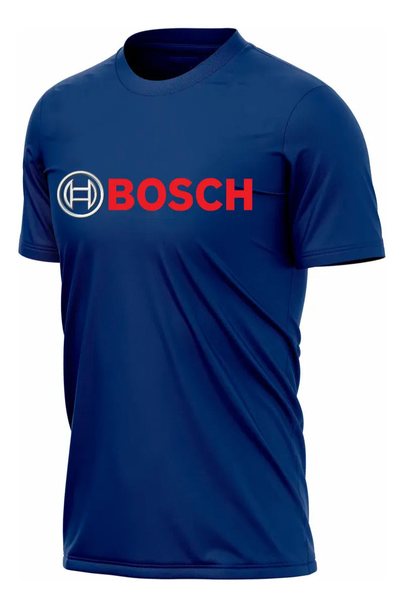 Playera Bosch Herramientas Azul Logo M