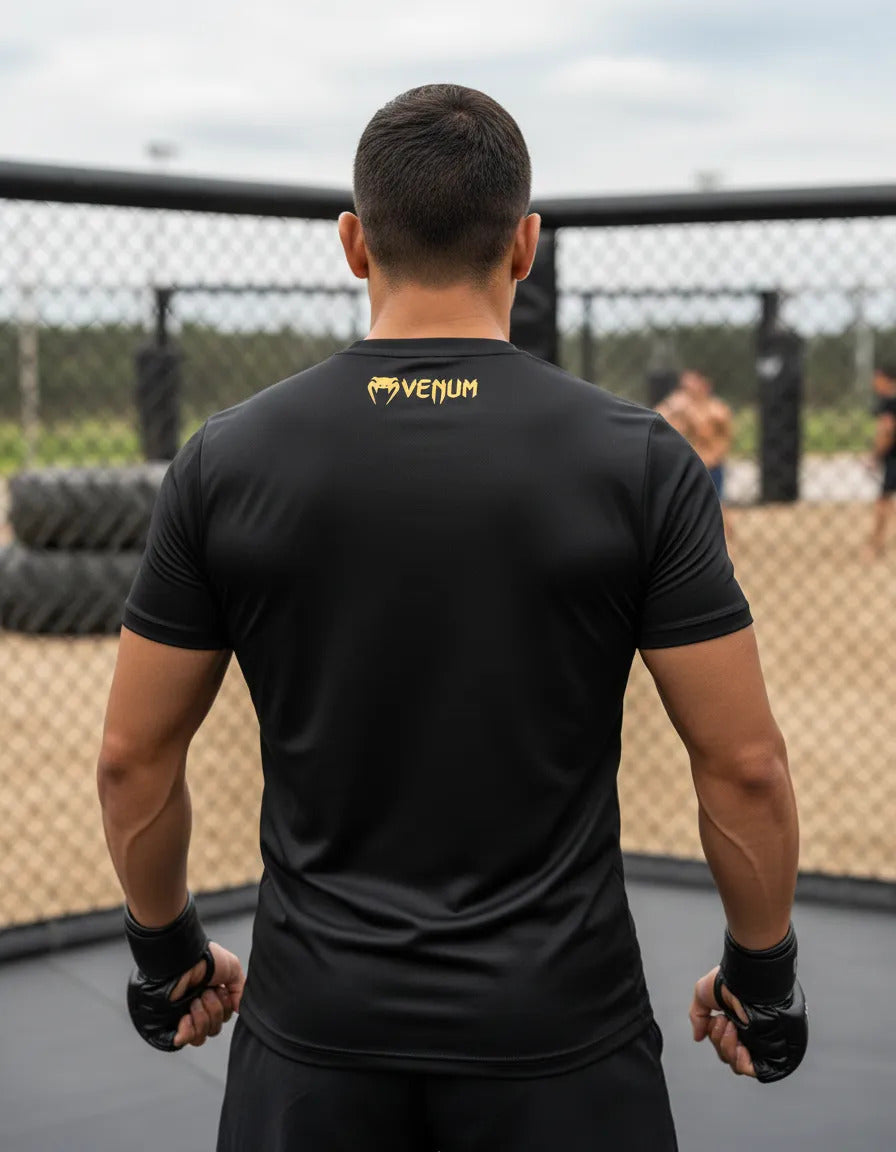 Ufc Playera Deportiva Venum Ufc Mma Box Muay Thai Kb Bjj Tkd