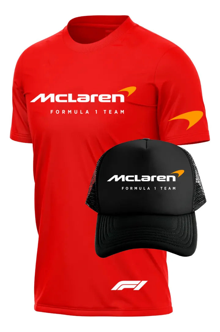 Playera Y Gorra Mclaren Formula 1 Team F1 Autos