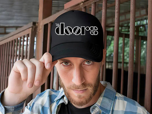 Gorra Trucker The Doors Música Rock Negro Ajustable Td