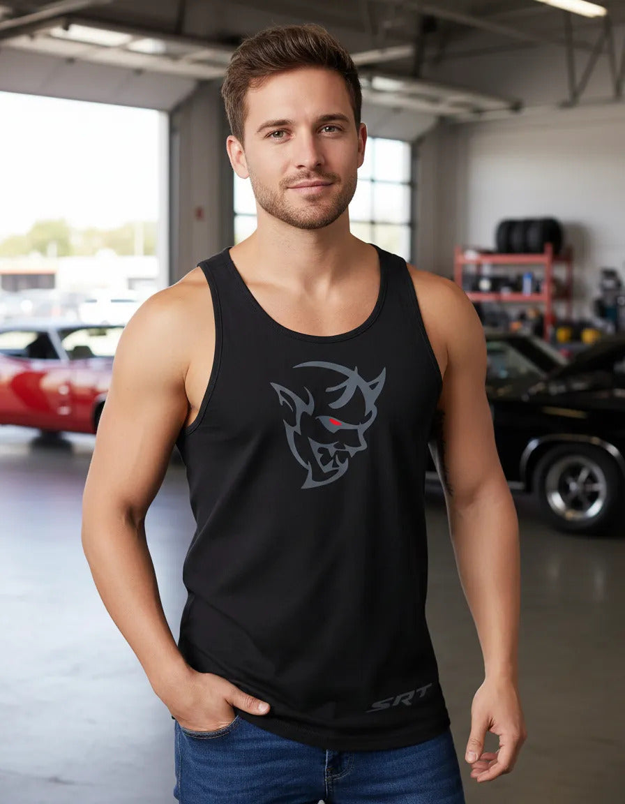 Playera Sin Mangas Hellcat Srt Dodge Charger Automovilismo