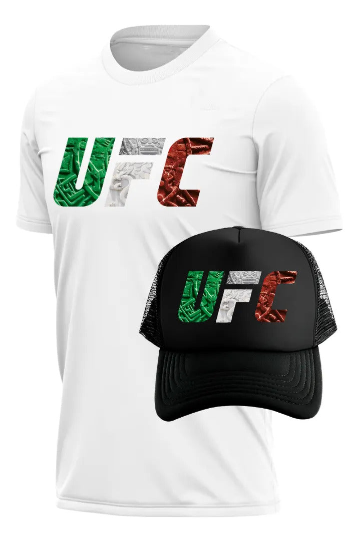 Playera Y Gorra Ufc Ultimate Fighter Championship Mma Box Jj