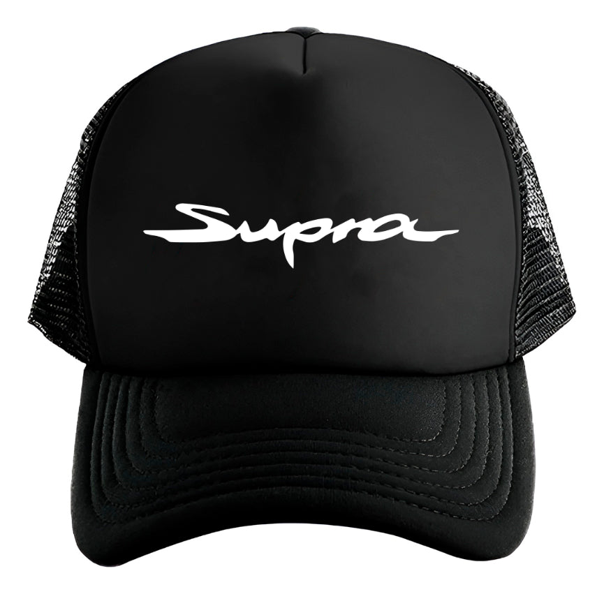 Gorra Supra Toyota Nascar Vehículo Automovilismo Coche Negro Ajustable Supra