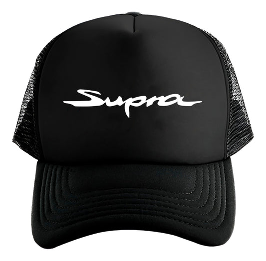 Gorra Supra Toyota Nascar Vehículo Automovilismo Coche Negro Ajustable Supra