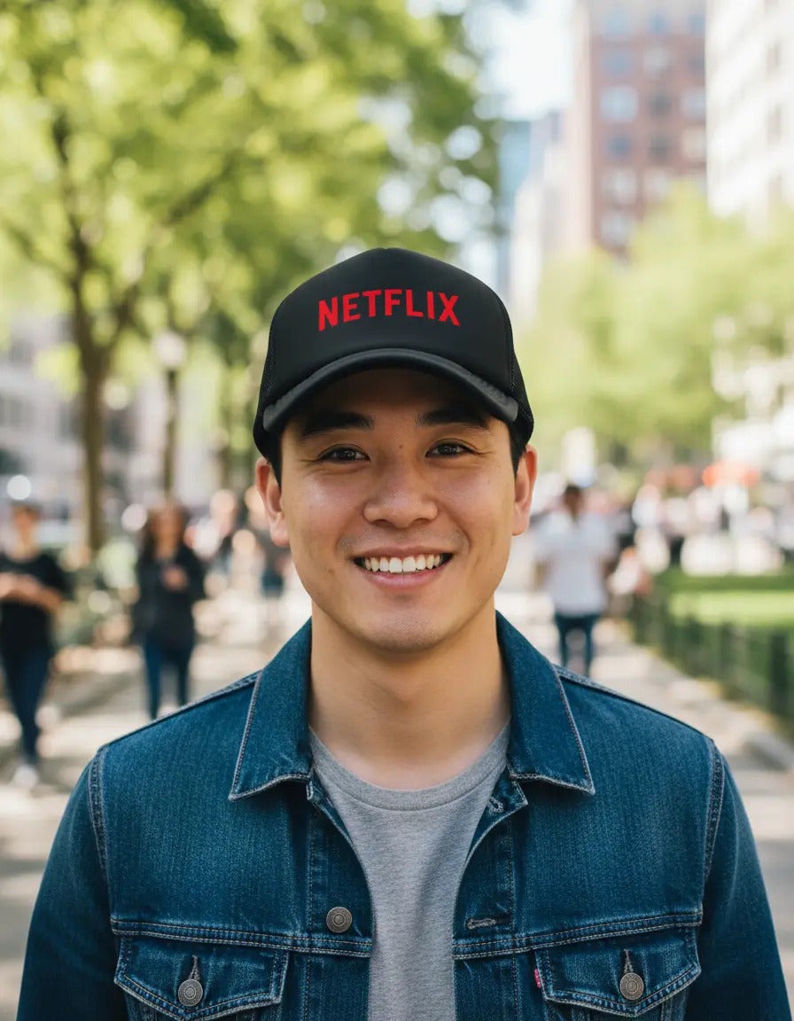 Gorra Netflix Negro Ajustable Ntflx