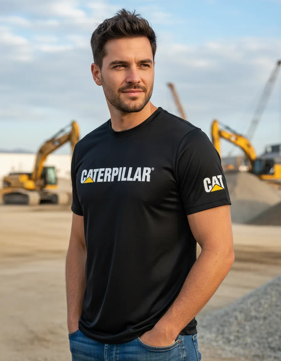 Playera Caterpillar Maquinaria Construcción Minería