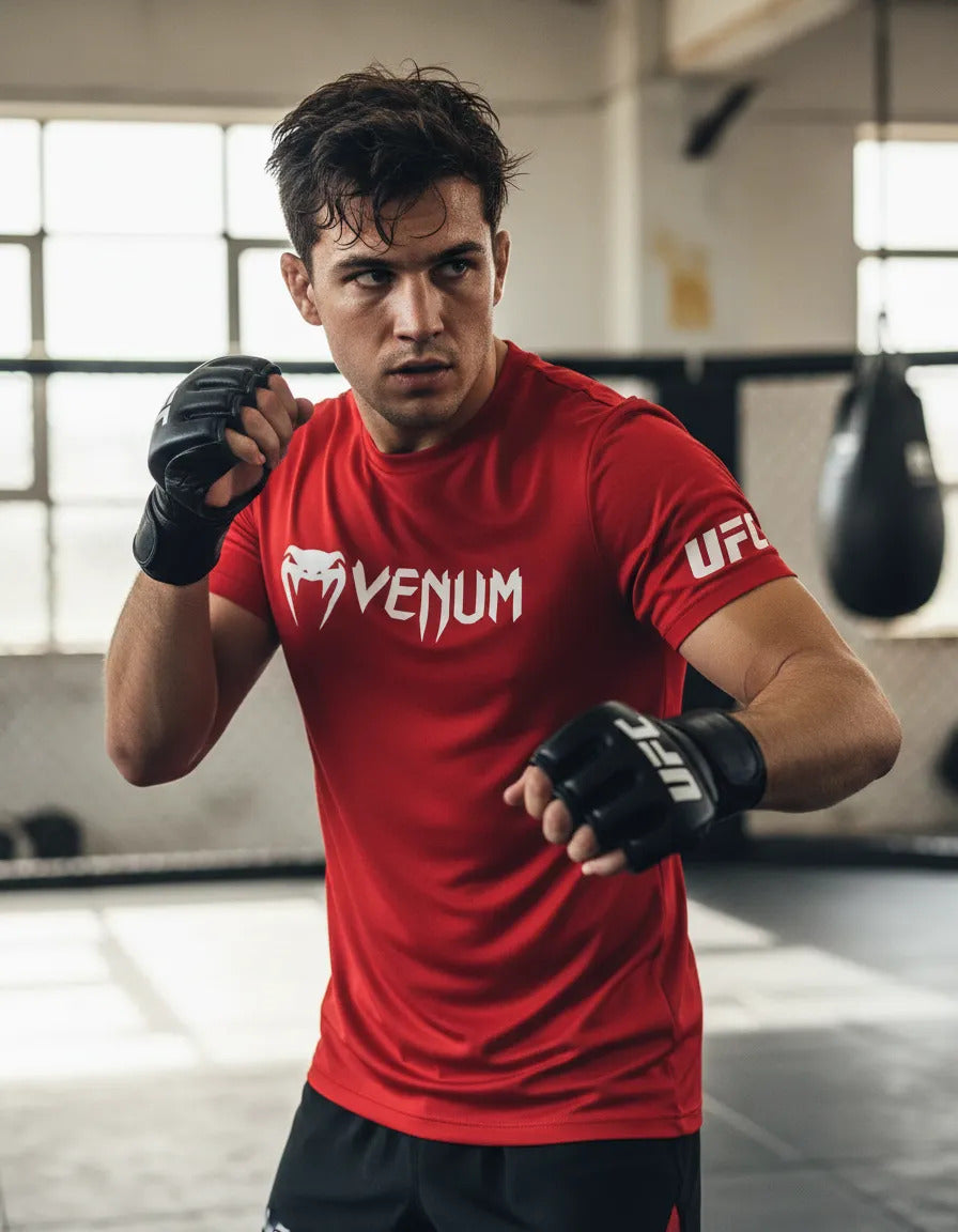 Playera Deportiva Venum Ufc Classic Mma Box Muay Thai Kb Bjj