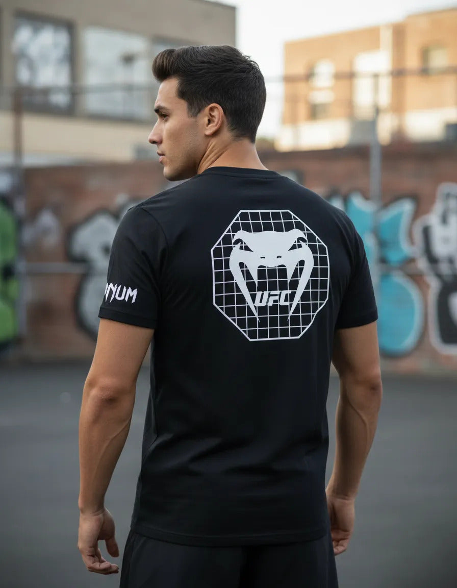 Playera Algodón Ufc Venum Octa Mma Box Muay Thai Kick Boxing