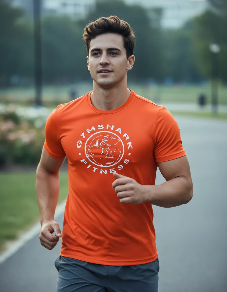 Playera Dry Fit Gym Shark Gym Fitness Running Deportes
