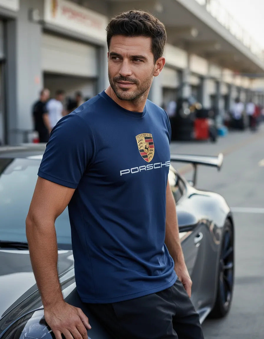 Playera Deportiva Porsche Automovilismo Vehículo Coche Autos