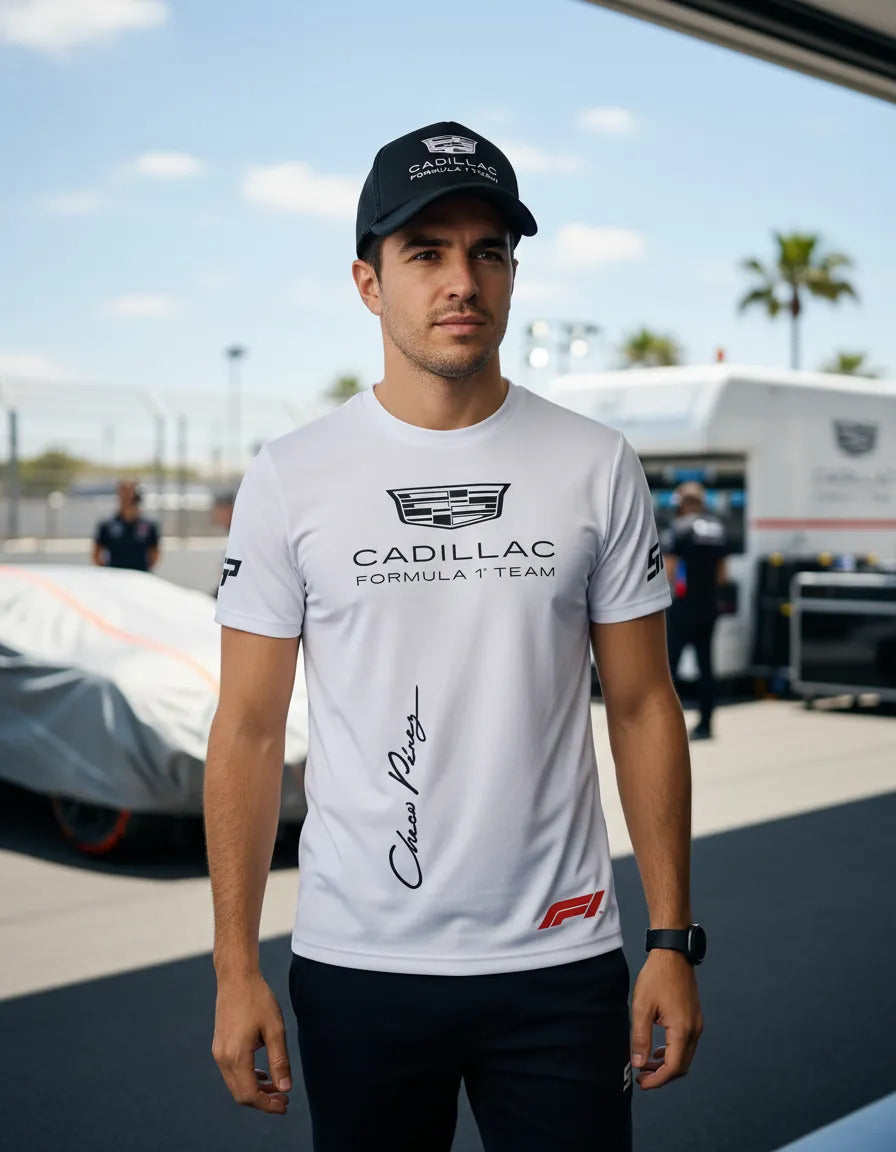 Playera Y Gorra Cadillac Formula 1 Team F1 Automovilismo