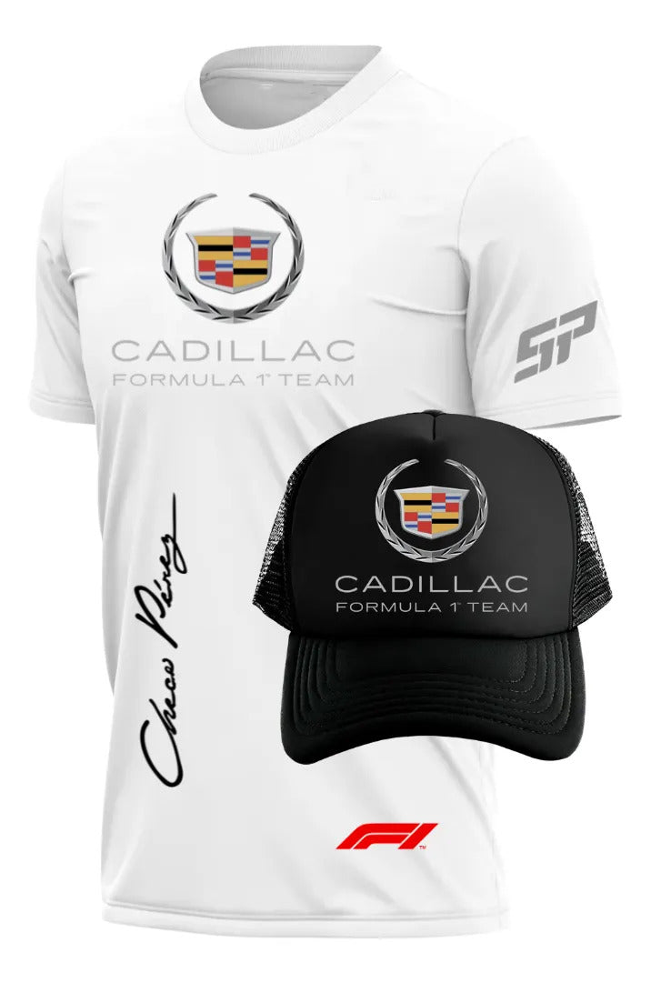 Playera Y Gorra Cadillac Formula 1 Team F1 Automovilismo