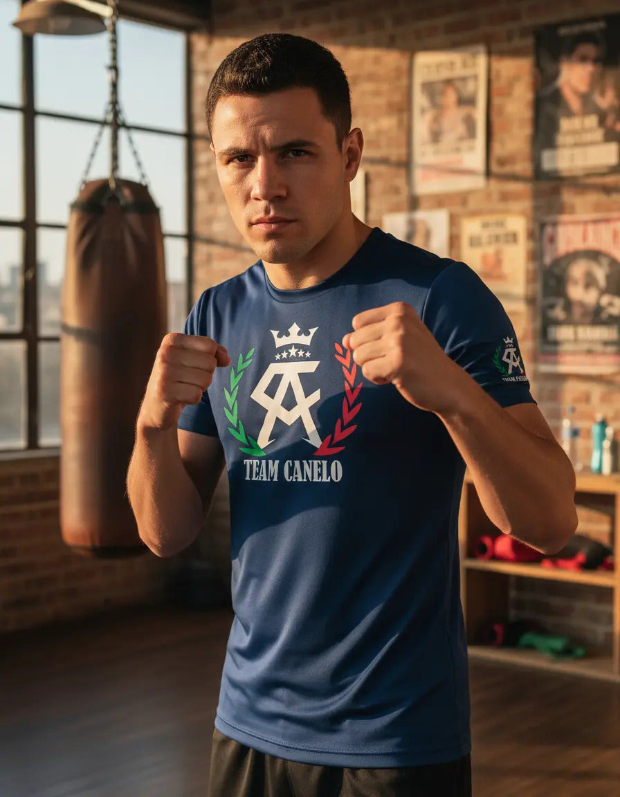 Playera Canelo Vs Crawford Netflix México Box Combate Boxing