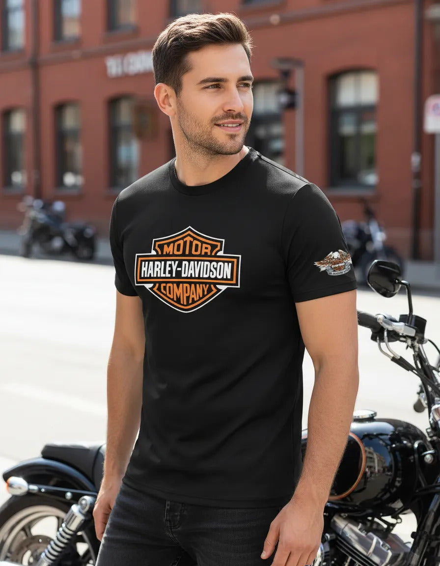 Playera Deportiva Harley Davidson Motos Motociclismo
