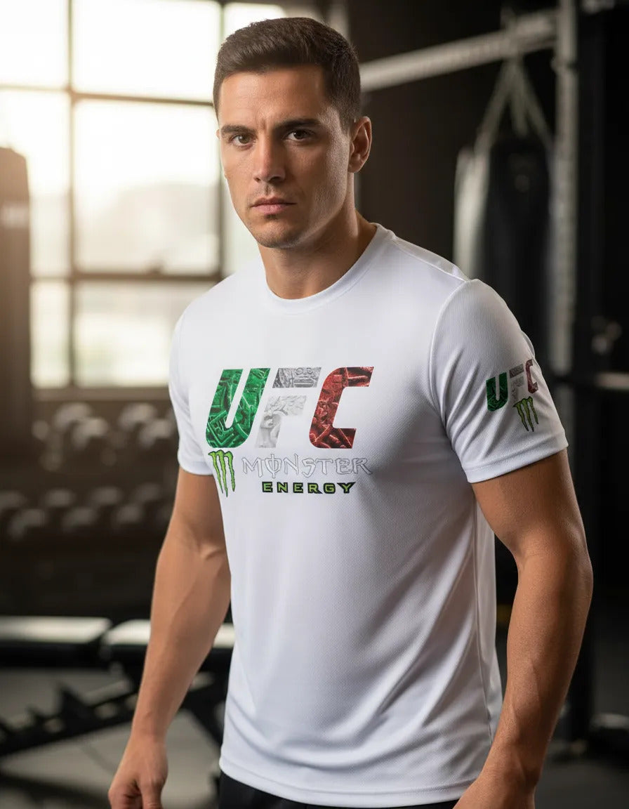 Playera Ufc Monster Energ Mma Box Muay Thai Bjj Kick Boxing