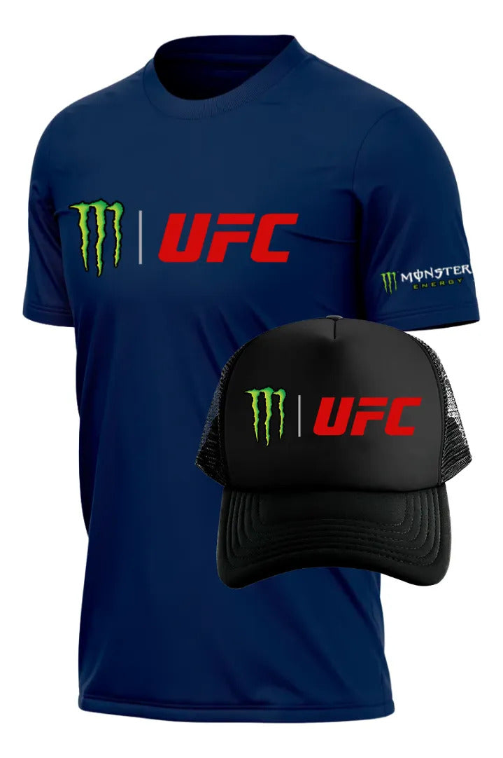 Playera Y Gorra Monster X Ufc
