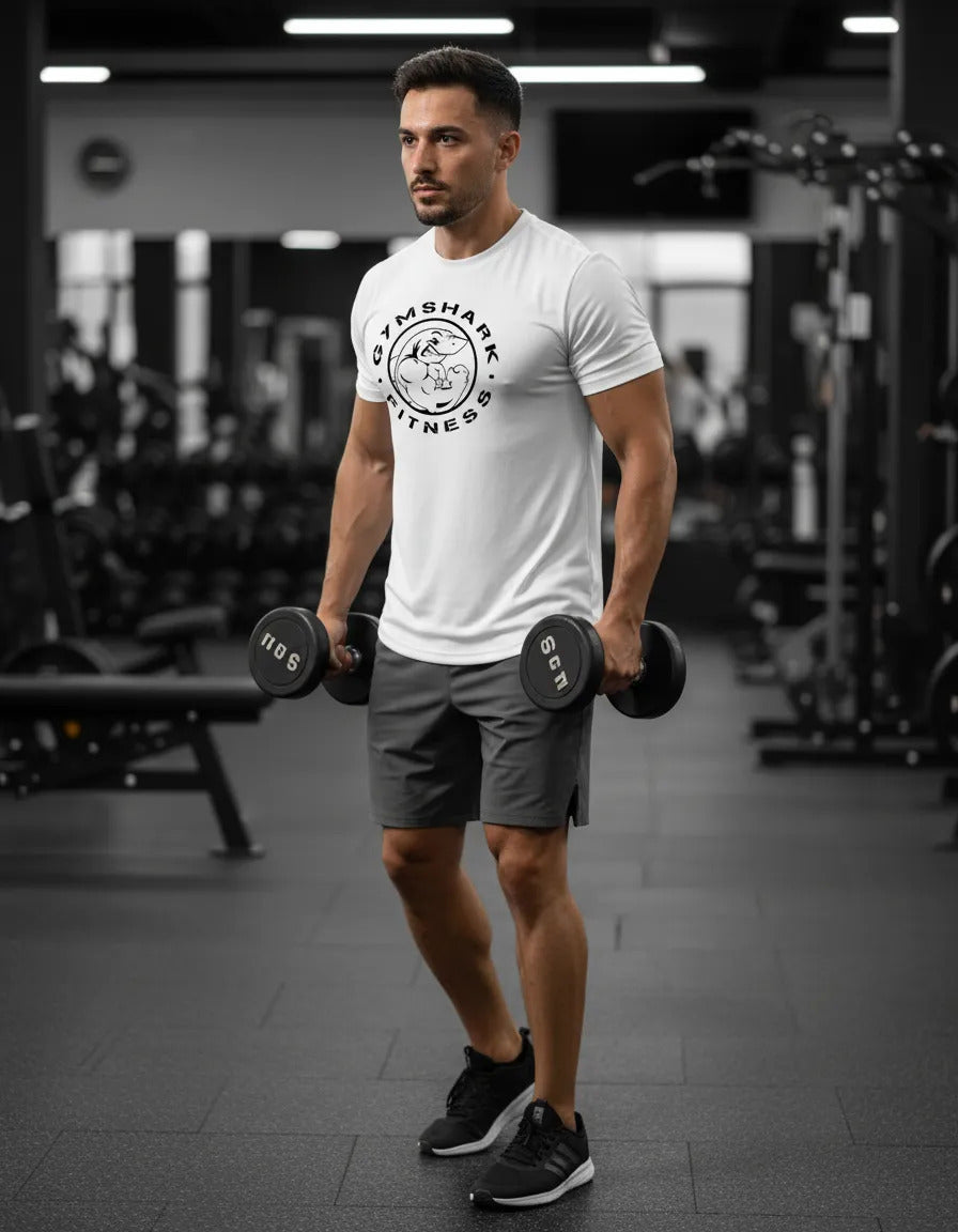 Playera Gym Shark Gym Fitness Running Deportes