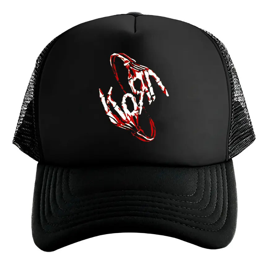 Gorra Korn Música Rock Negro Ajustable Korn