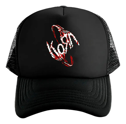 Gorra Korn Música Rock Negro Ajustable Korn