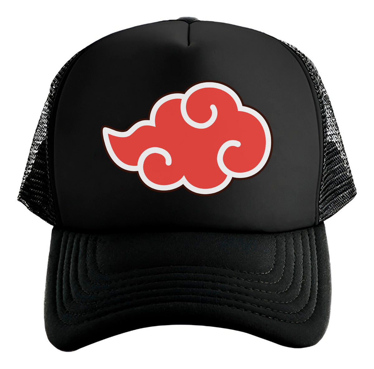 Gorra Akatsuki Naruto Sasuke Itachi Pain Madara Negro Ajustable Akatsuki