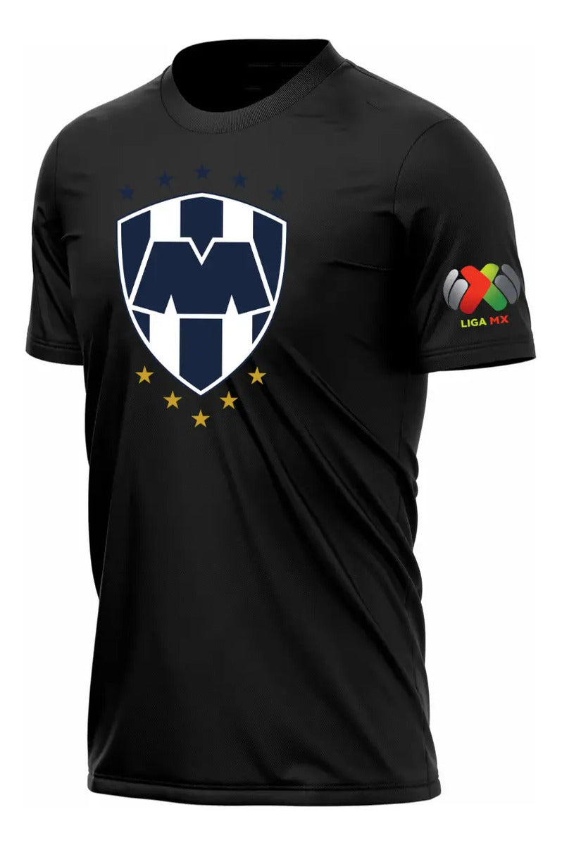 Playera Monterrey Rayados Mty Fútbol Club Liga Mx Soccer