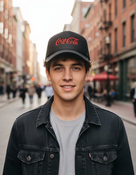 Gorra Coca Cola Refresco Bebida Negro Ajustable Coca Cola
