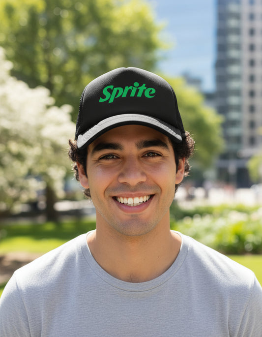 Gorra Sprite Soda Bebida Negro Ajustable Sprite