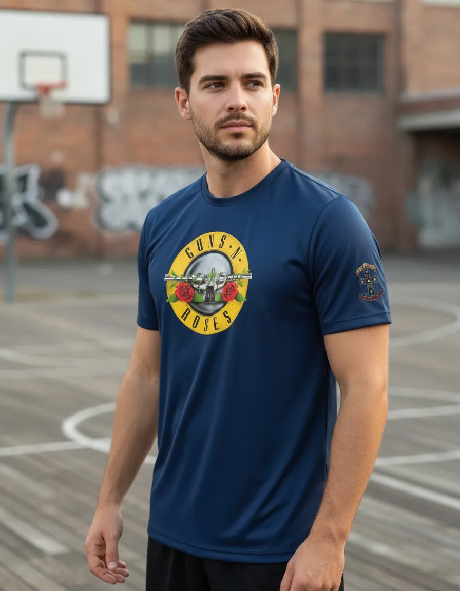 Playera Deportiva Guns & Roses Música Rock Slash Axel Rose